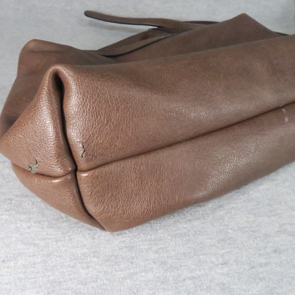 Joy Susan Vegan Leather Crossbody Bag Brown Mustard Yellow Clutch Pouch Lot of 2 - Picture 12 of 16